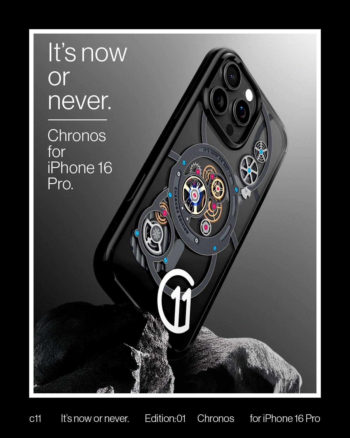 Foto 3 pulgar | Funda Spigen Ultra Hybrid T Magfit para iPhone 16 Pro C11 Chronos - Venta Internacional