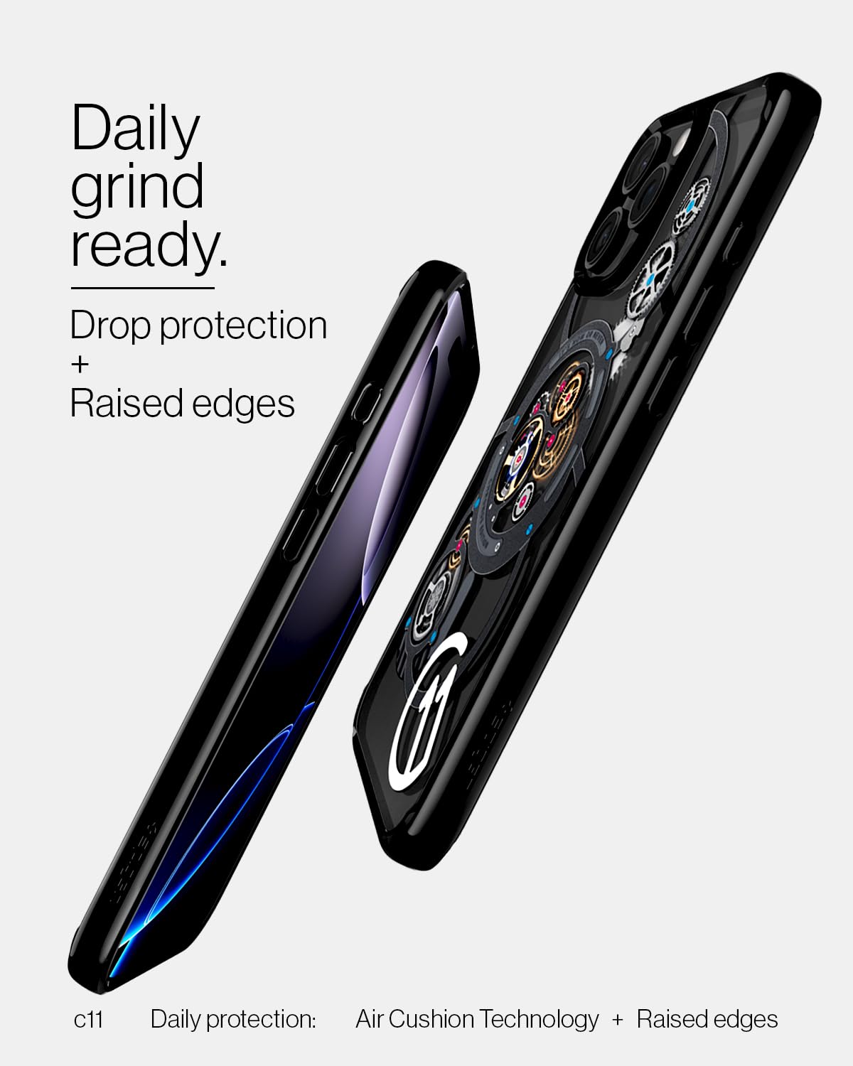 Foto 7 pulgar | Funda Spigen Ultra Hybrid T Magfit para iPhone 16 Pro C11 Chronos - Venta Internacional