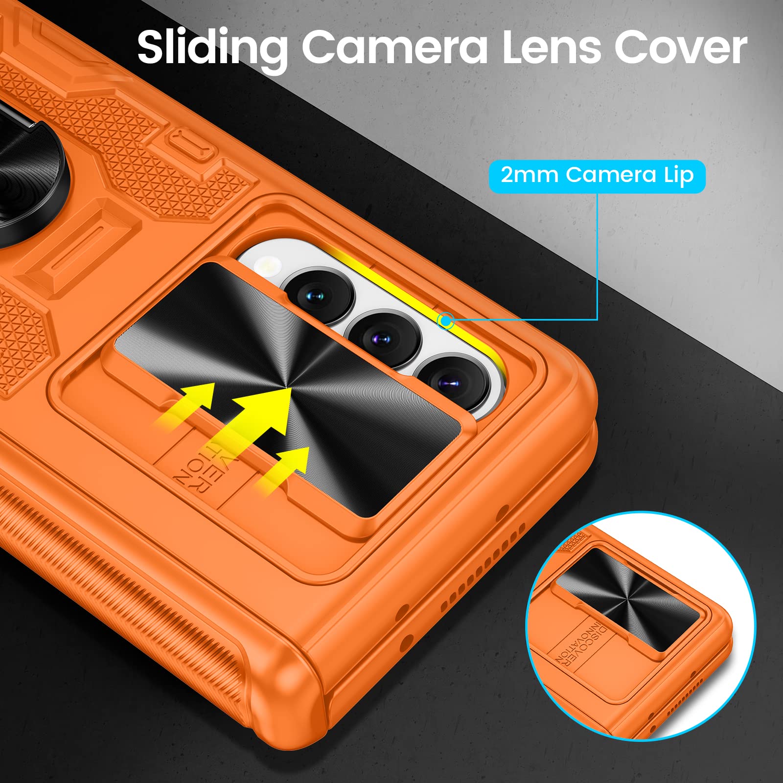 Foto 4 pulgar | Funda Vego con Soporte para Galaxy Z Fold 3 - Venta Internacional