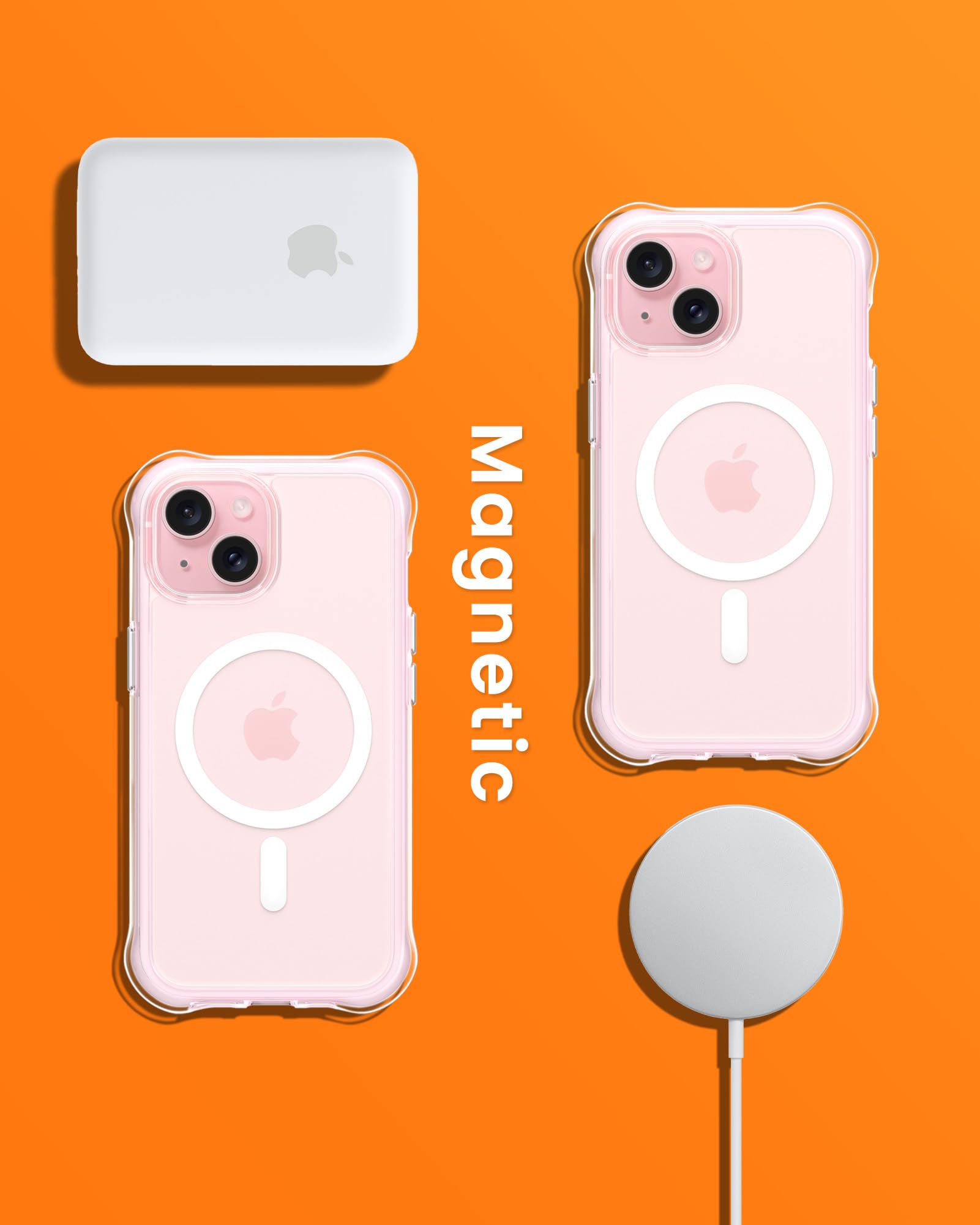 Foto 8 pulgar | Funda Ornarto Air para iPhone 15 Clear con Magsafe Clear - Venta Internacional