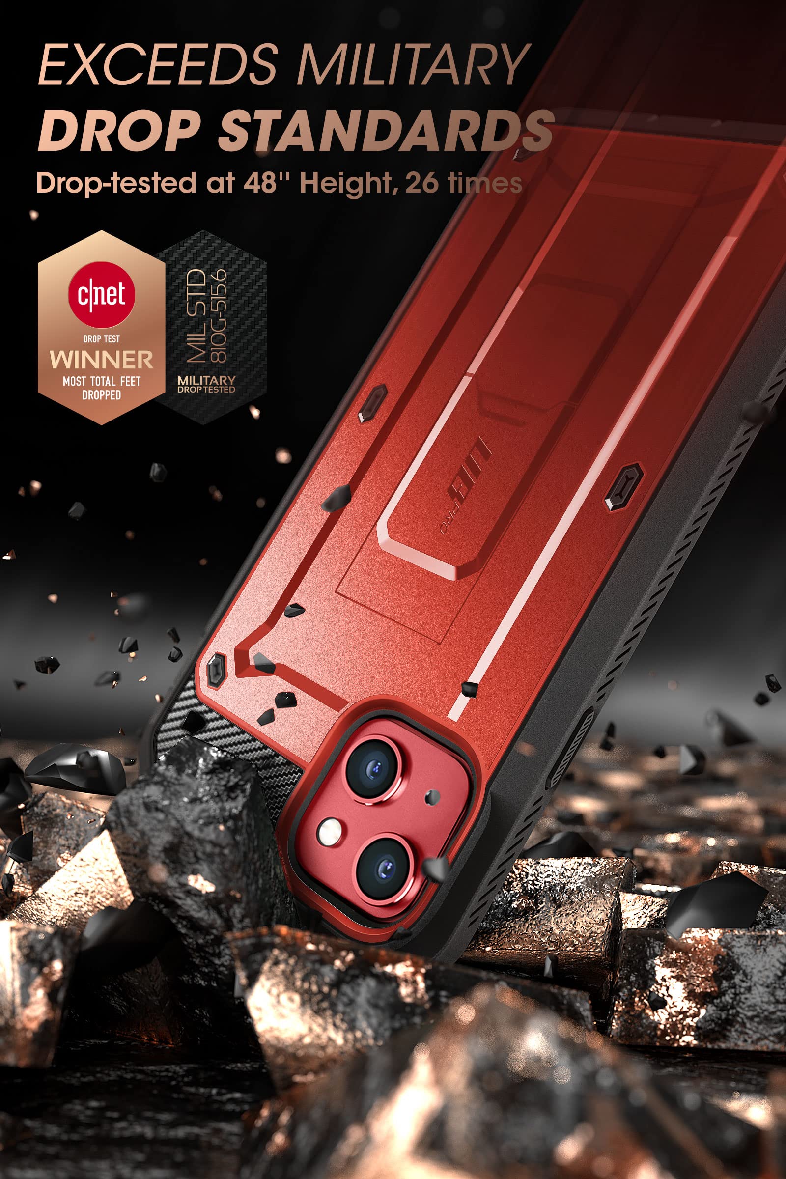 Foto 4 pulgar | Funda de Teléfono Supcase Unicorn Beetle Pro para Iphone 14 Plus - Venta Internacional