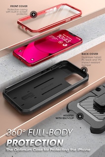 Foto 5 | Funda de Teléfono Supcase Unicorn Beetle Pro para Iphone 14 Plus - Venta Internacional