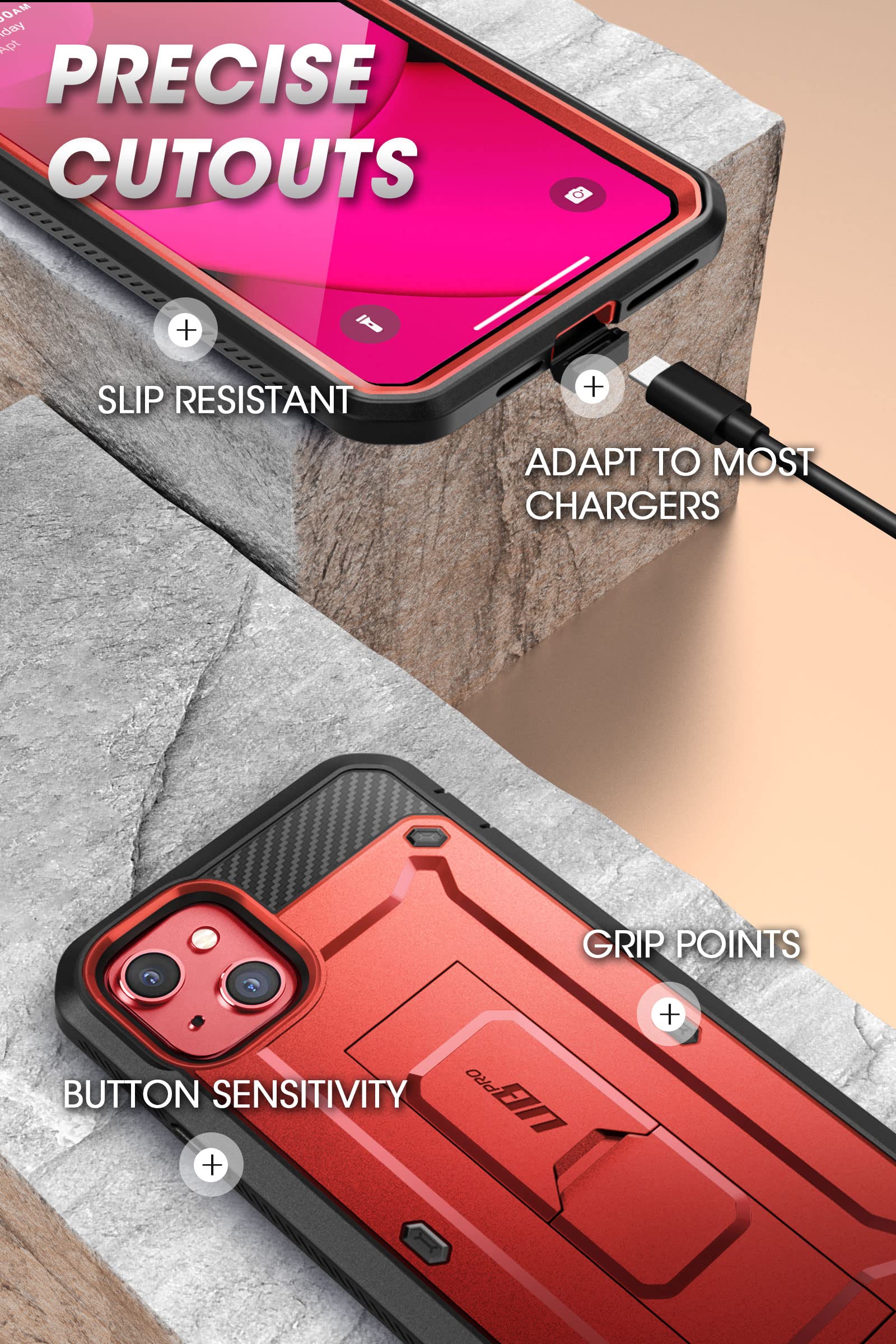 Foto 8 pulgar | Funda de Teléfono Supcase Unicorn Beetle Pro para Iphone 14 Plus - Venta Internacional