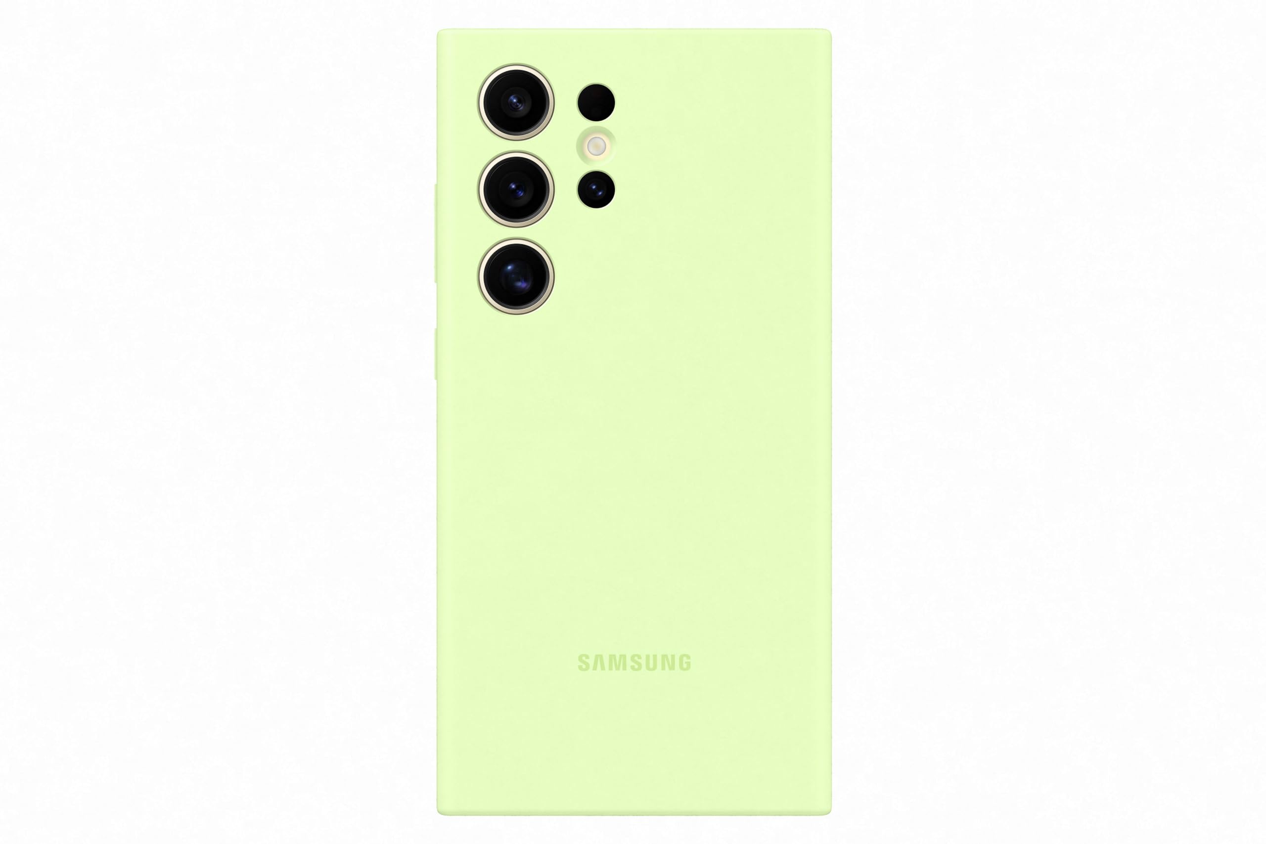 Funda Para Teléfono Samsung Galaxy S24 Ultra Silicone, Color Verde Lima - Venta Internacional.