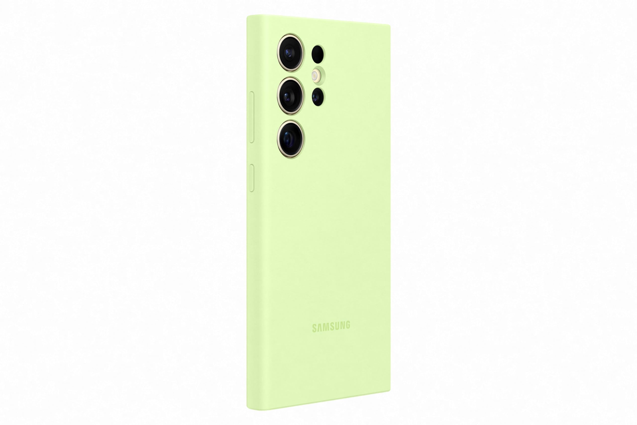Foto 3 pulgar | Funda Para Teléfono Samsung Galaxy S24 Ultra Silicone, Color Verde Lima - Venta Internacional.
