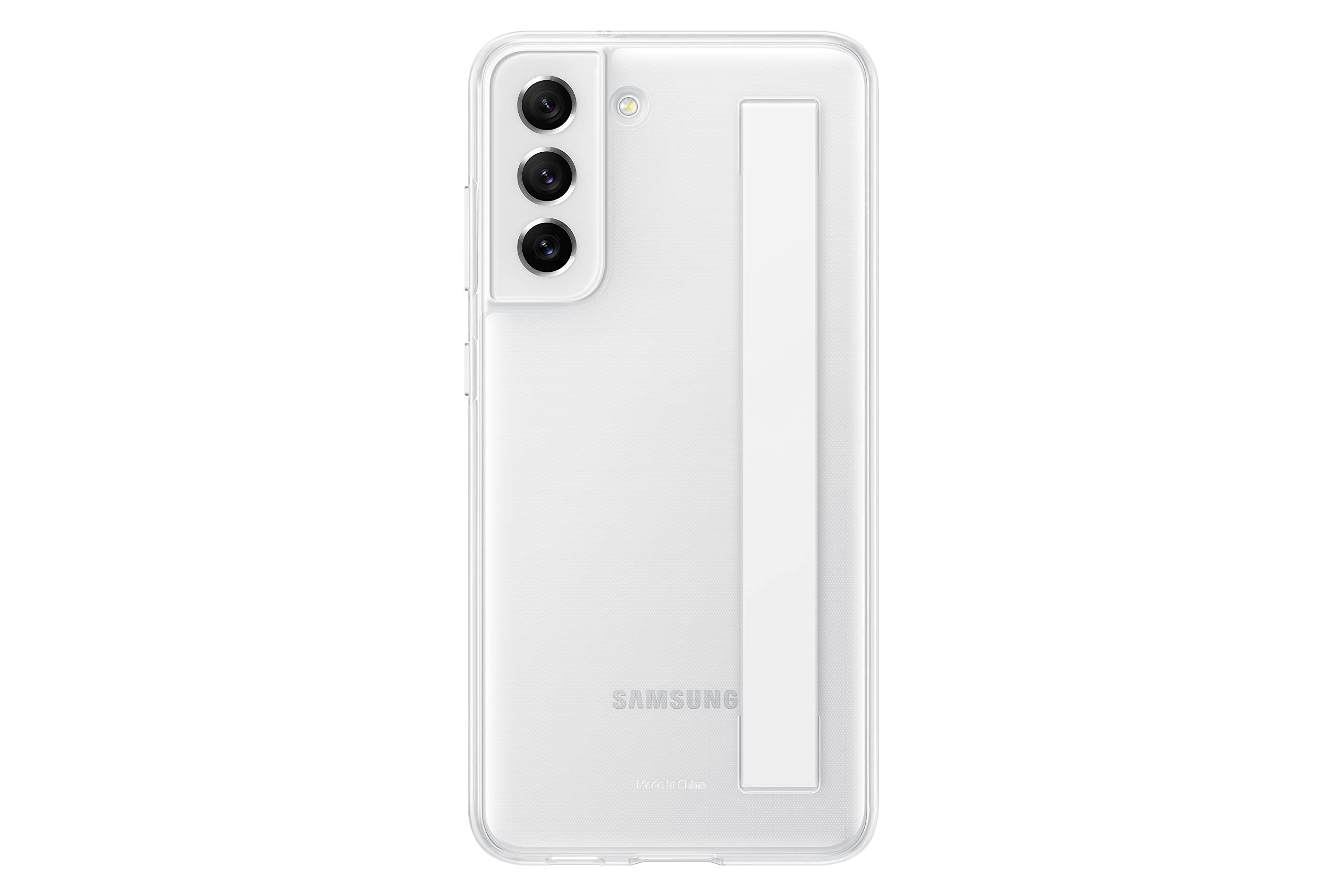 Foto 4 pulgar | Funda Para Teléfono Samsung Galaxy S21 Fe 5g Transparente Con 2 Correas, Color Blanco - Venta Internacional.