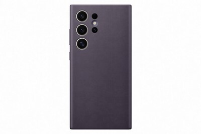 Foto 1 | Funda Para Teléfono Samsung Galaxy S24 De Piel Ultra Vegana Violeta Oscuro - Venta Internacional.