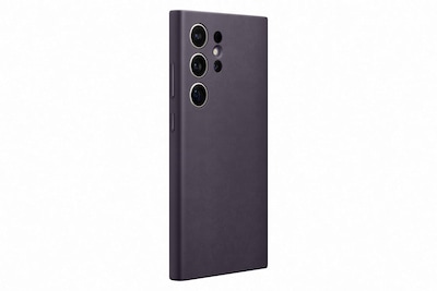 Foto 2 | Funda Para Teléfono Samsung Galaxy S24 De Piel Ultra Vegana Violeta Oscuro - Venta Internacional.