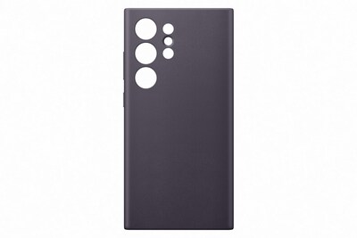 Foto 3 | Funda Para Teléfono Samsung Galaxy S24 De Piel Ultra Vegana Violeta Oscuro - Venta Internacional.