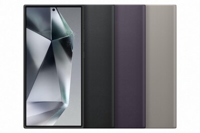 Foto 5 | Funda Para Teléfono Samsung Galaxy S24 De Piel Ultra Vegana Violeta Oscuro - Venta Internacional.