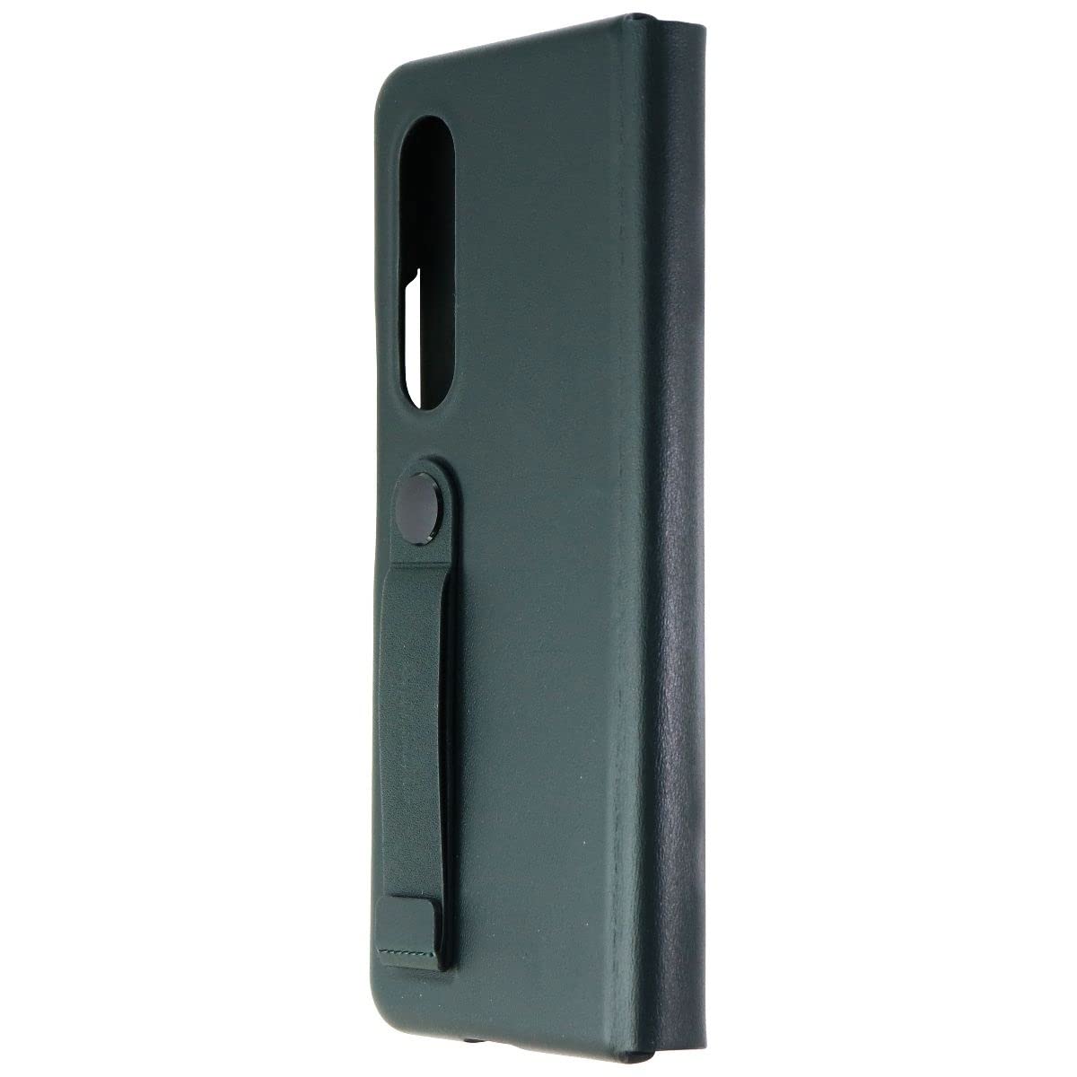 Foto 2 pulgar | Funda Para Teléfono Samsung Galaxy Z Fold 3 De Piel Verde Con Soporte - Venta Internacional.