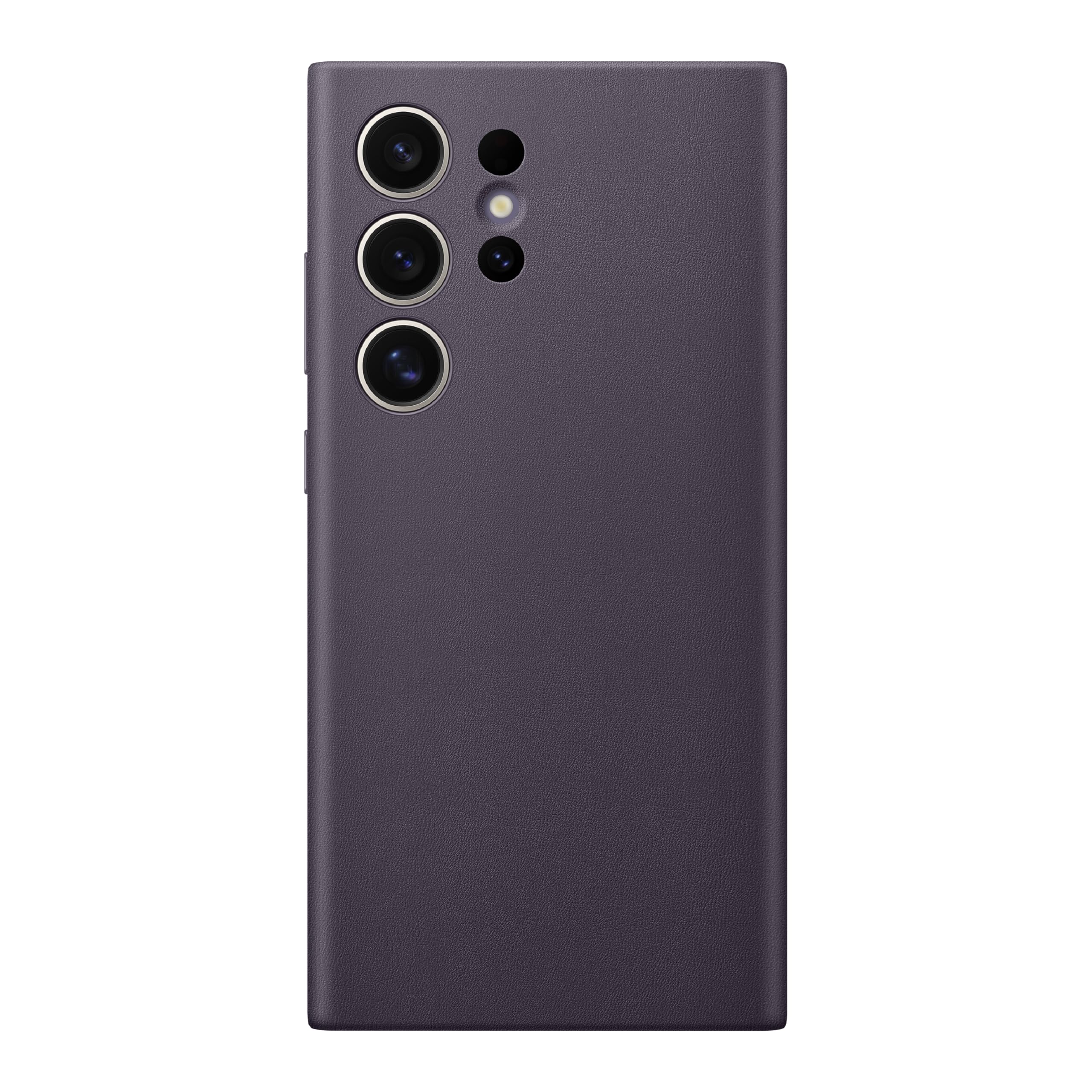 Foto 2 pulgar | Funda Para Teléfono Samsung Galaxy S24 De Piel Ultra Vegana Violeta Oscuro - Venta Internacional.