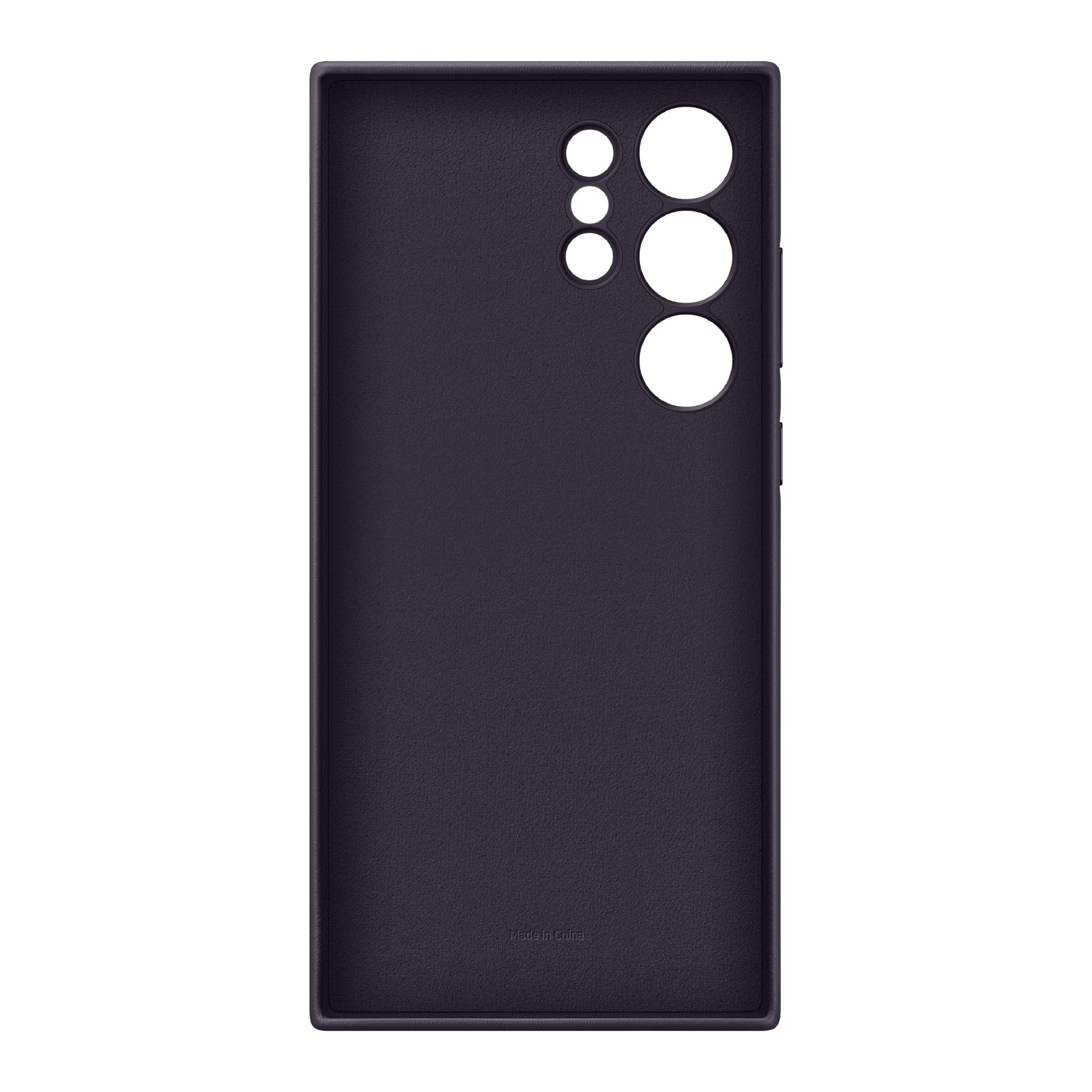 Foto 5 pulgar | Funda Para Teléfono Samsung Galaxy S24 De Piel Ultra Vegana Violeta Oscuro - Venta Internacional.
