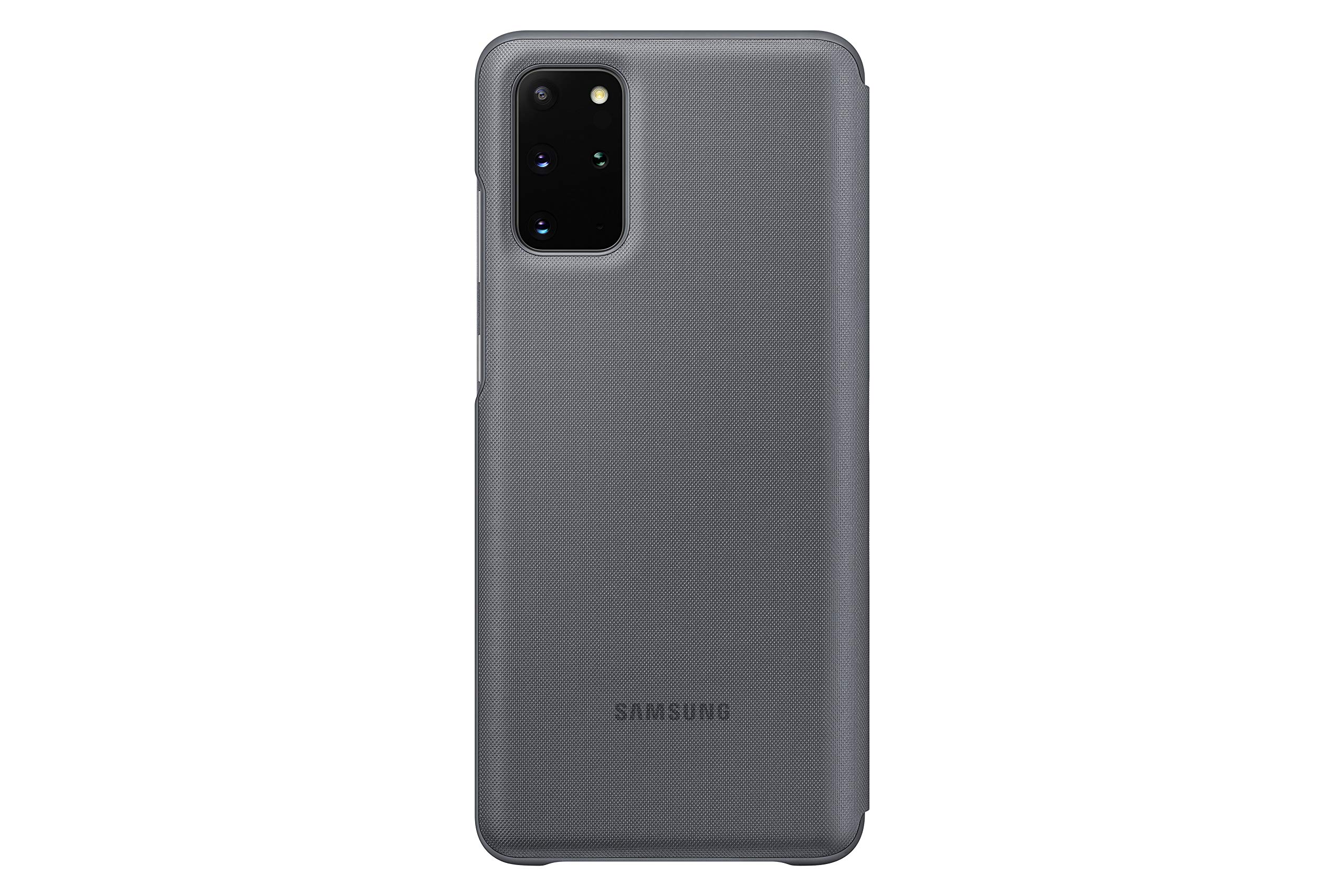 Foto 3 pulgar | Funda Led Tipo Cartera Para Samsung Galaxy S20+ Plus, Color Gris - Venta Internacional.