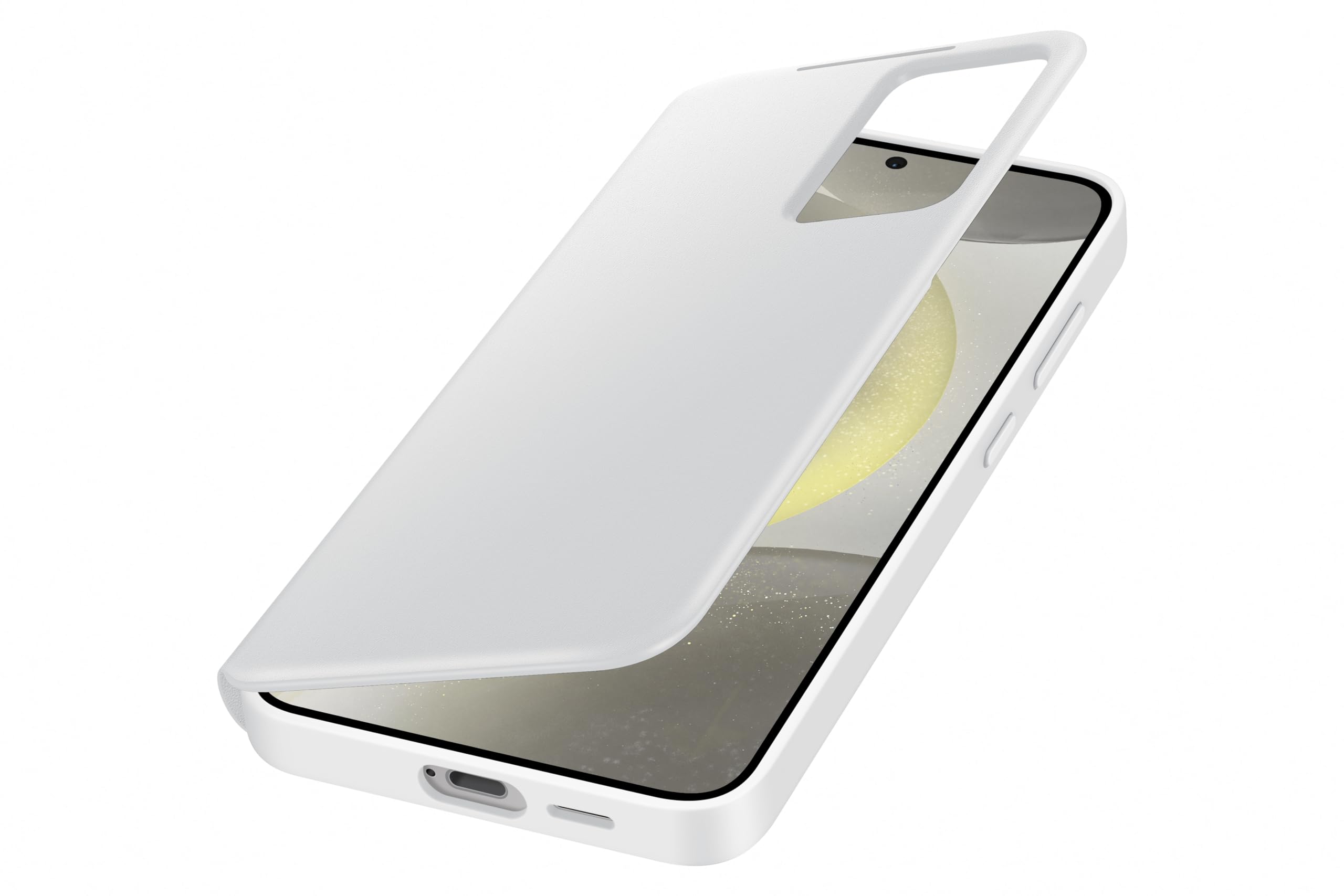 Foto 4 pulgar | Funda Smart View Wallet Para Samsung Galaxy S24+, Color Blanco - Venta Internacional.