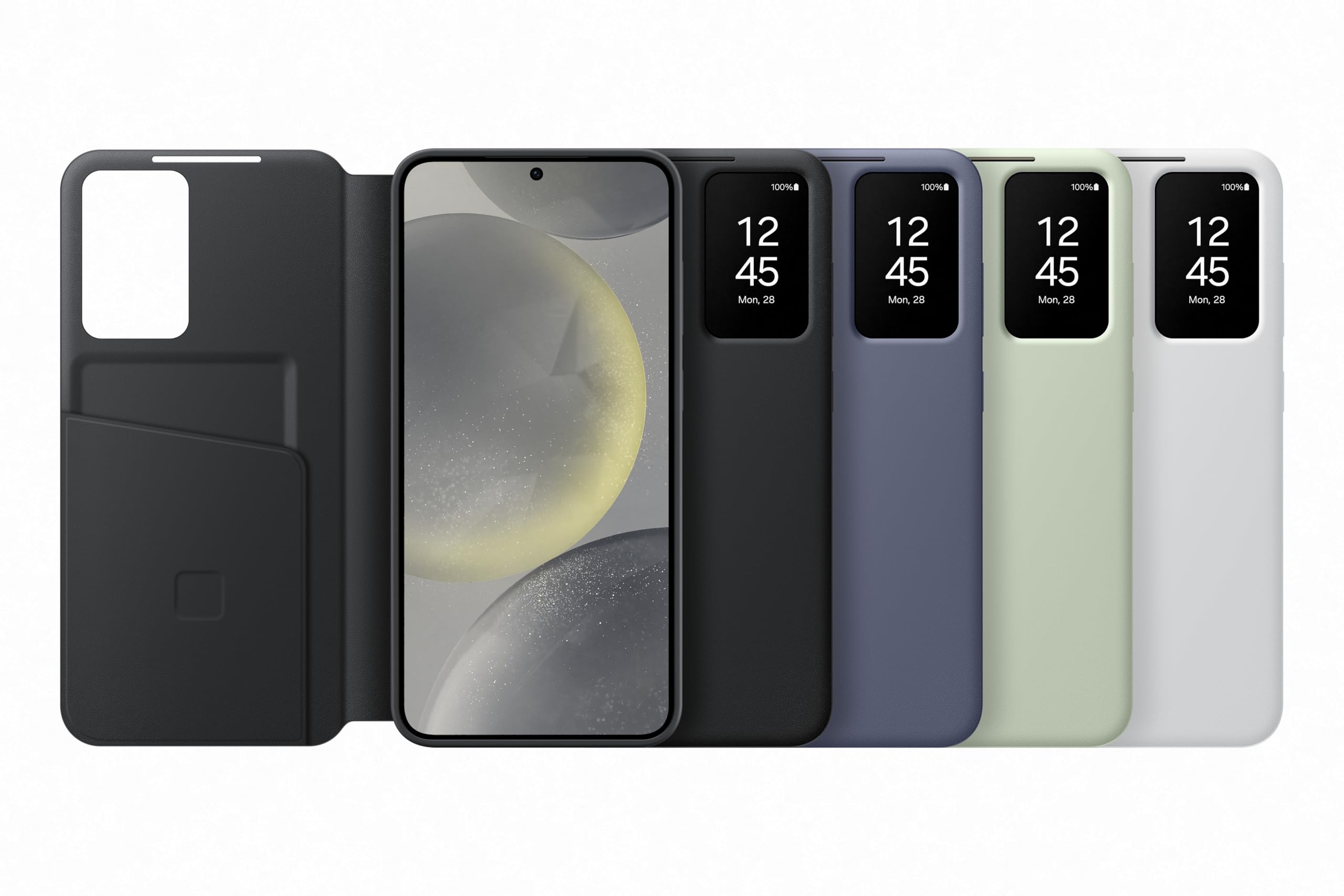 Foto 6 pulgar | Funda Smart View Wallet Para Samsung Galaxy S24+, Color Blanco - Venta Internacional.