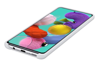 Foto 4 | Funda Para Teléfono Samsung Galaxy A51 Soft Touch Silicona Blanca - Venta Internacional.