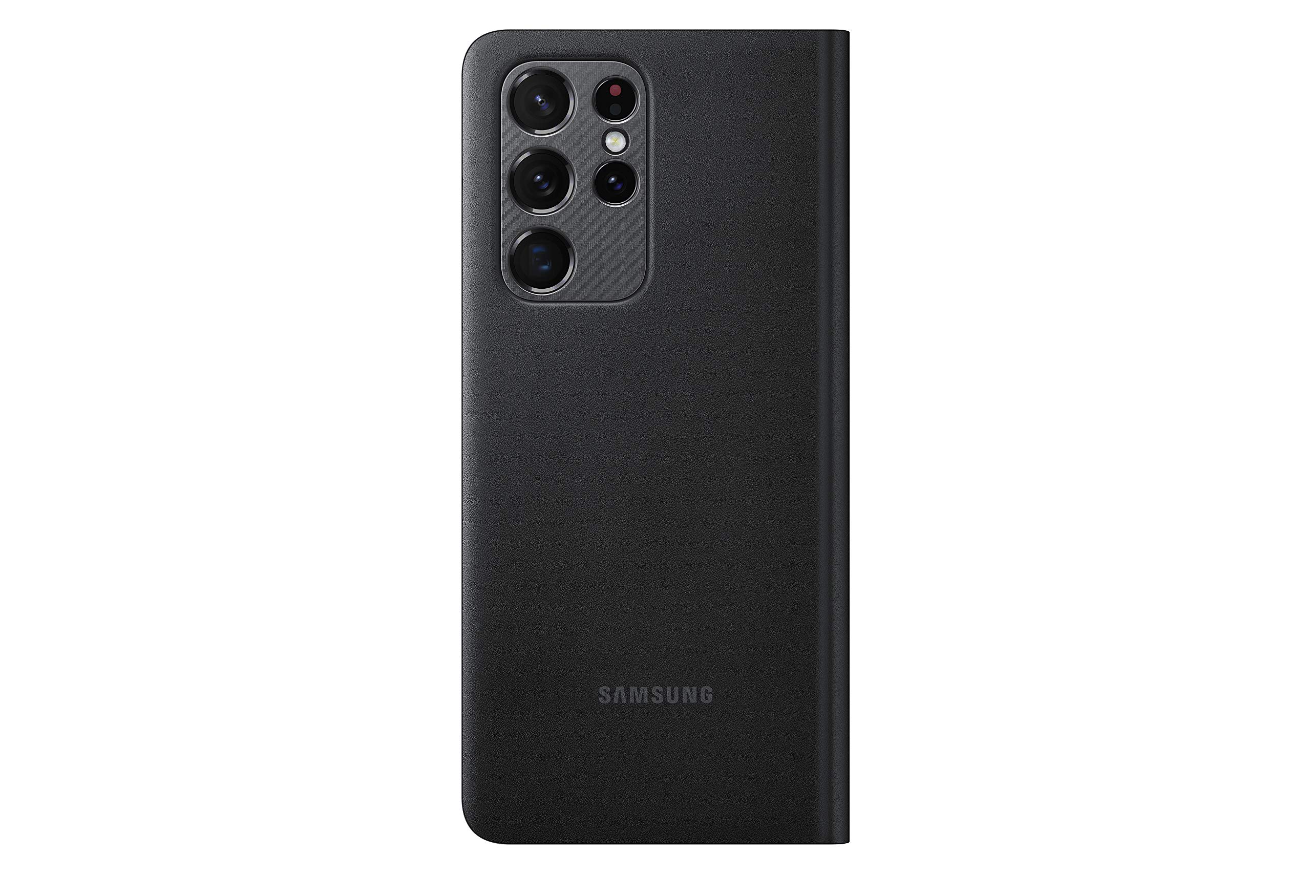 Foto 4 | Funda Tipo Cartera Para Samsung Galaxy S21 Ultra Led, Color Negro - Venta Internacional.