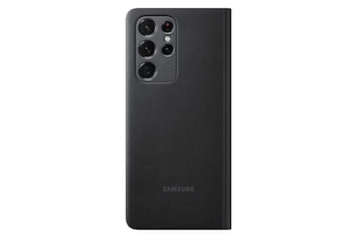 Foto 4 | Funda Tipo Cartera Para Samsung Galaxy S21 Ultra Led, Color Negro - Venta Internacional.