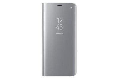 Foto 1 | Funda Abatible Para Samsung Galaxy S8+ S-view Con Soporte, Color Plateado - Venta Internacional.