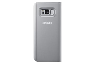 Foto 2 | Funda Abatible Para Samsung Galaxy S8+ S-view Con Soporte, Color Plateado - Venta Internacional.