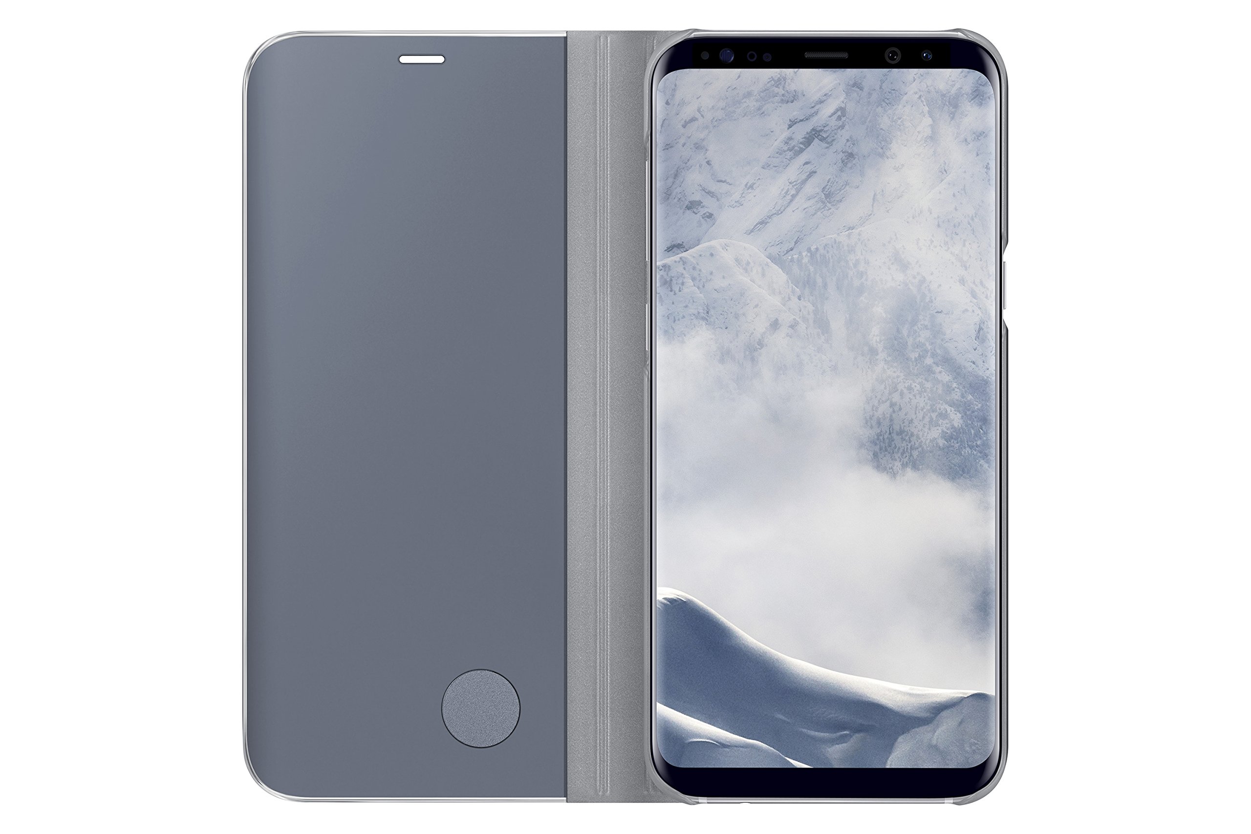 Foto 4 pulgar | Funda Abatible Para Samsung Galaxy S8+ S-view Con Soporte, Color Plateado - Venta Internacional.
