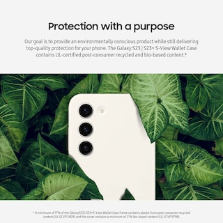 Foto 3 | Funda De Teléfono S-view Wallet Para Samsung Galaxy S23+ Plus, Color Verde - Venta Internacional.