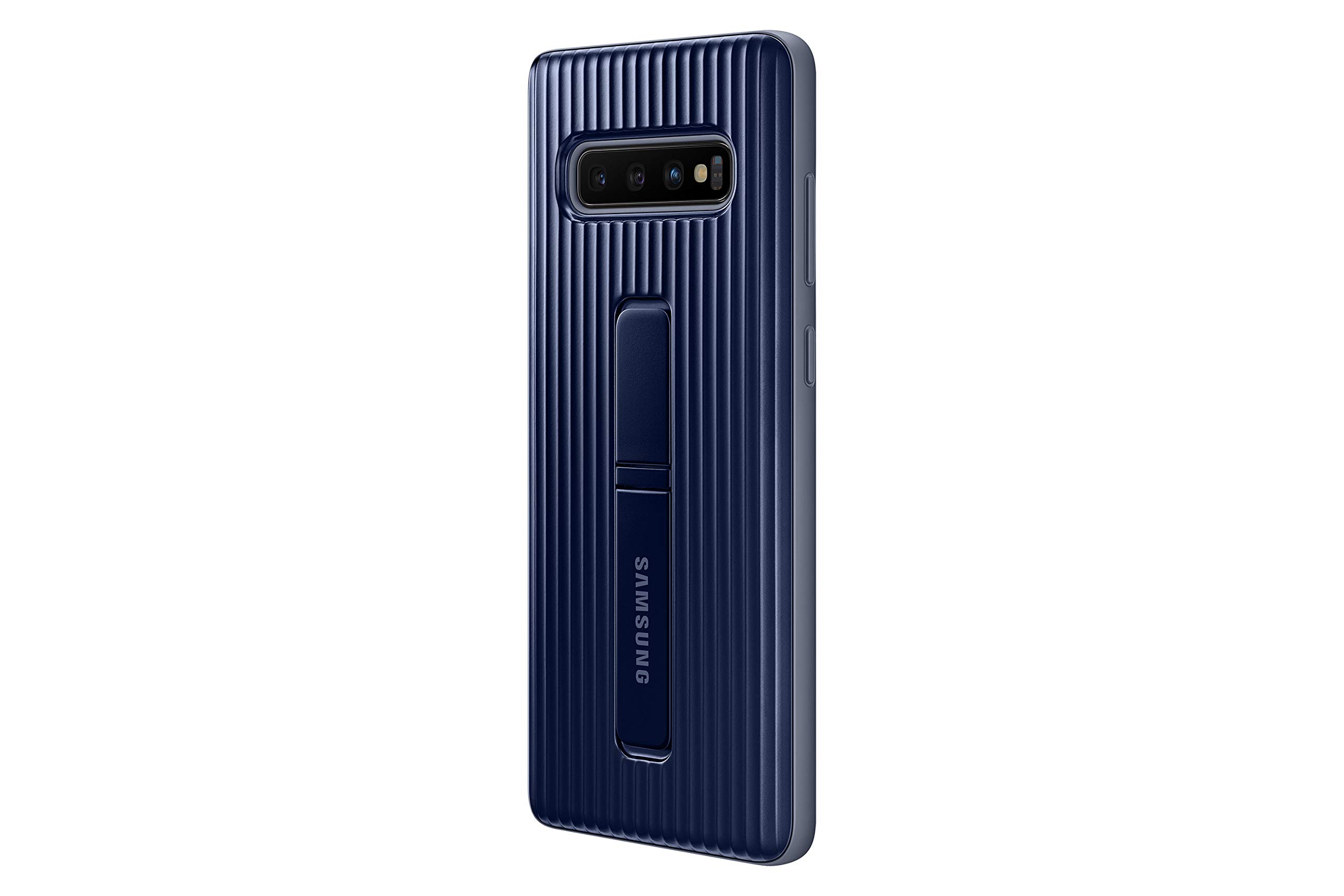 Foto 3 pulgar | Funda Protectora Para Samsung Galaxy S10+ Rugged Con Soporte Azul - Venta Internacional.