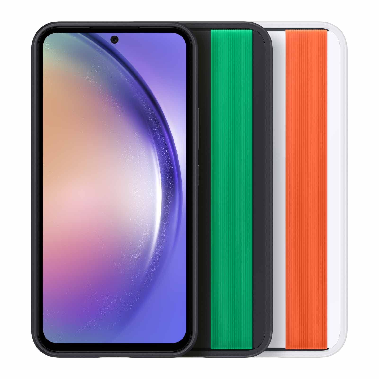 Foto 8 pulgar | Funda Para Teléfono Samsung Galaxy A54 5g Haze Grip Con Correas, Color Blanco - Venta Internacional.