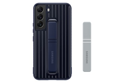 Foto 5 | Funda Protectora Para Teléfono Samsung Galaxy S22, Color Azul Marino - Venta Internacional.