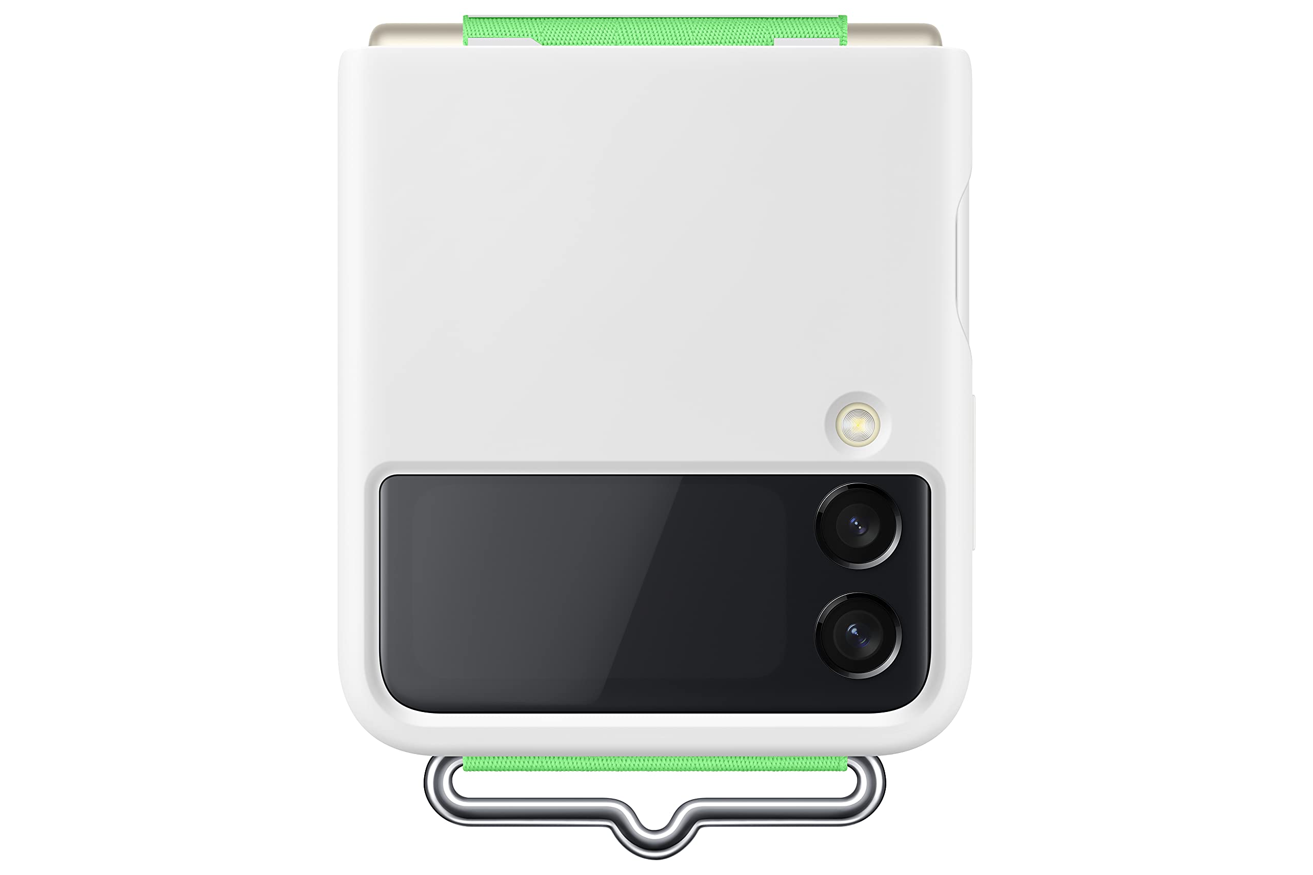 Foto 2 | Funda De Silicona Para Samsung Galaxy Z Flip 3, Color Blanco - Venta Internacional.