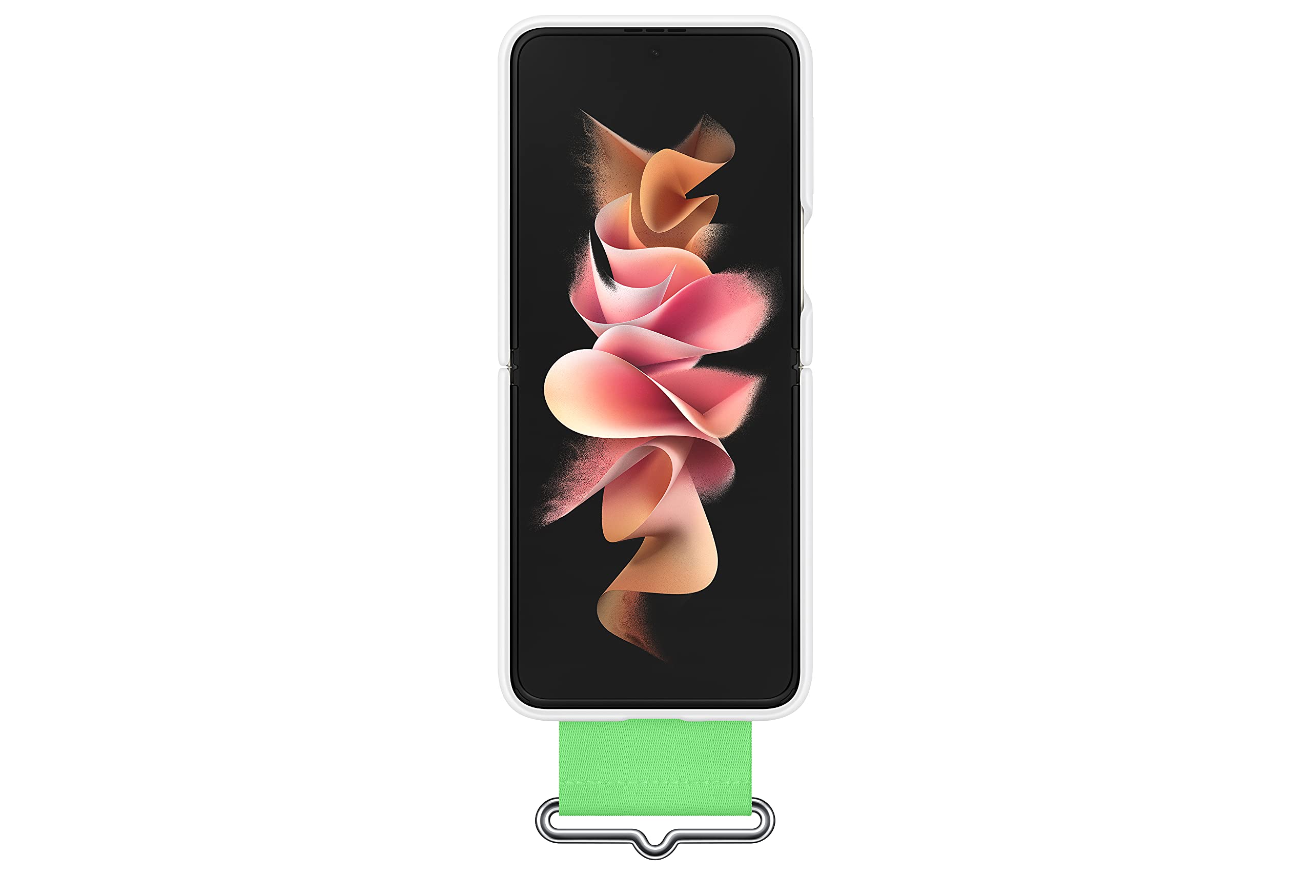 Foto 4 pulgar | Funda De Silicona Para Samsung Galaxy Z Flip 3, Color Blanco - Venta Internacional.