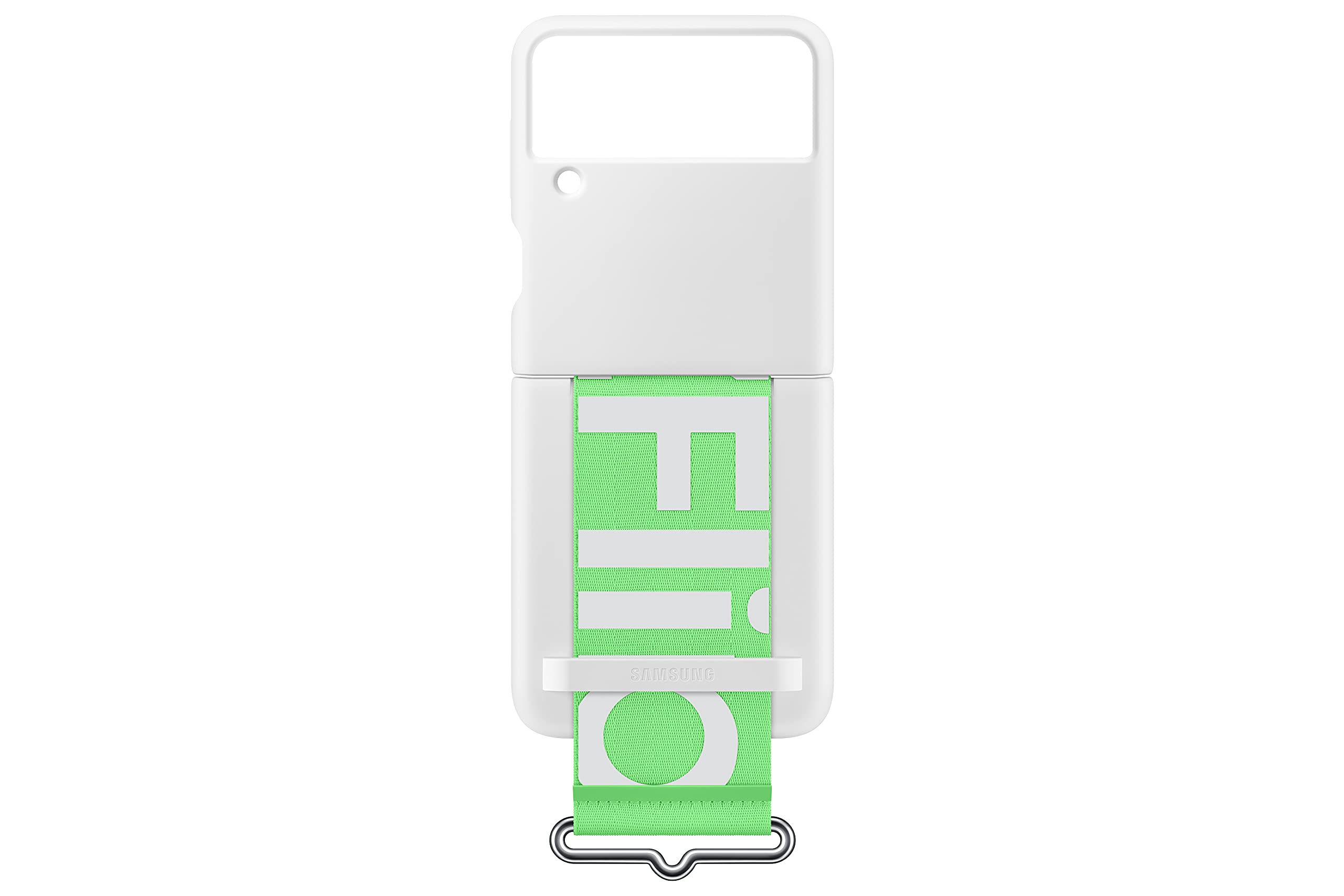 Foto 5 pulgar | Funda De Silicona Para Samsung Galaxy Z Flip 3, Color Blanco - Venta Internacional.