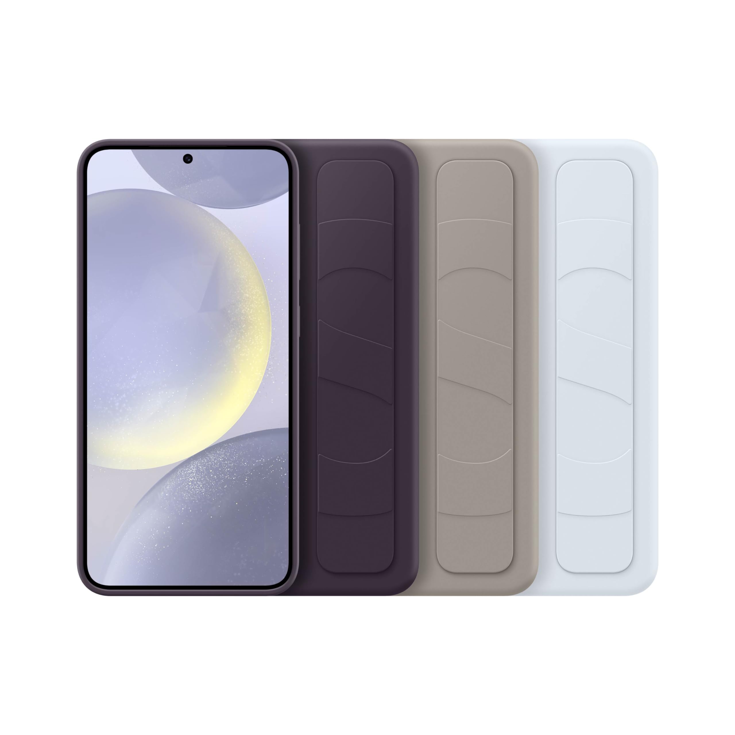 Foto 6 | Funda Para Teléfono Samsung Galaxy S24 Standing Grip Silicone Taupe - Venta Internacional.