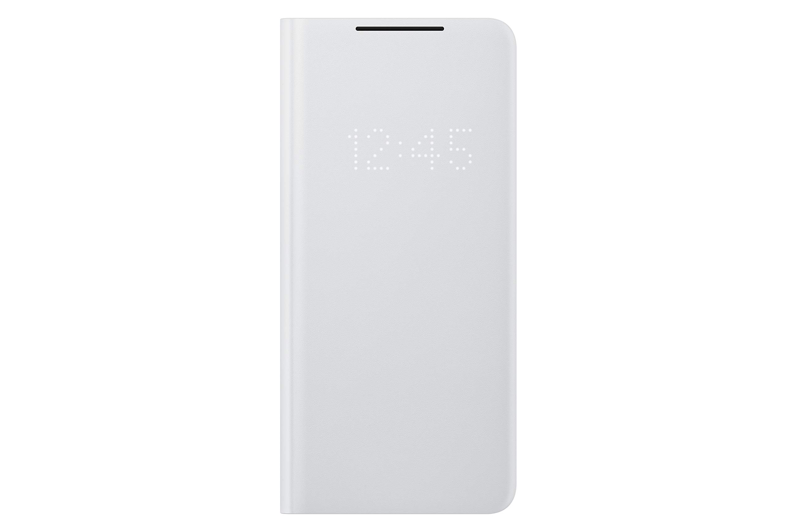 Funda Tipo Cartera Para Samsung Galaxy S21 Ultra Led, Color Gris - Venta Internacional.