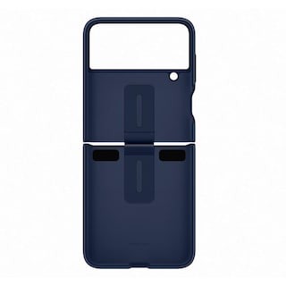 Foto 5 | Funda Para Teléfono Samsung Galaxy Z Flip4 De Silicona Con Anillo Azul Marino - Venta Internacional.