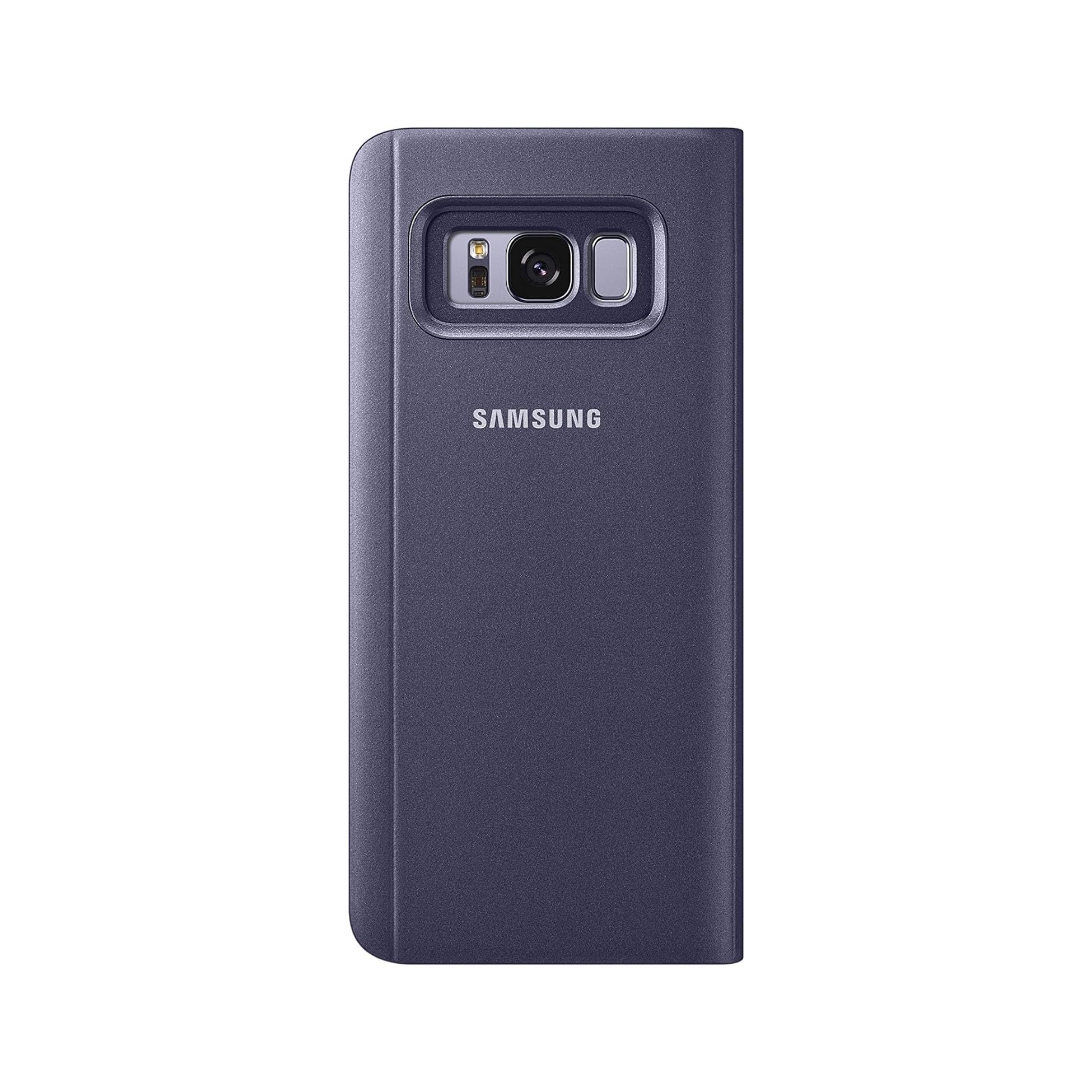 Foto 2 | Funda Plegable Para Samsung Galaxy S8 S-view Con Soporte, Color Gris - Venta Internacional.