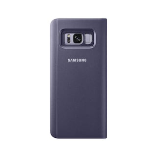 Foto 2 | Funda Plegable Para Samsung Galaxy S8 S-view Con Soporte, Color Gris - Venta Internacional.