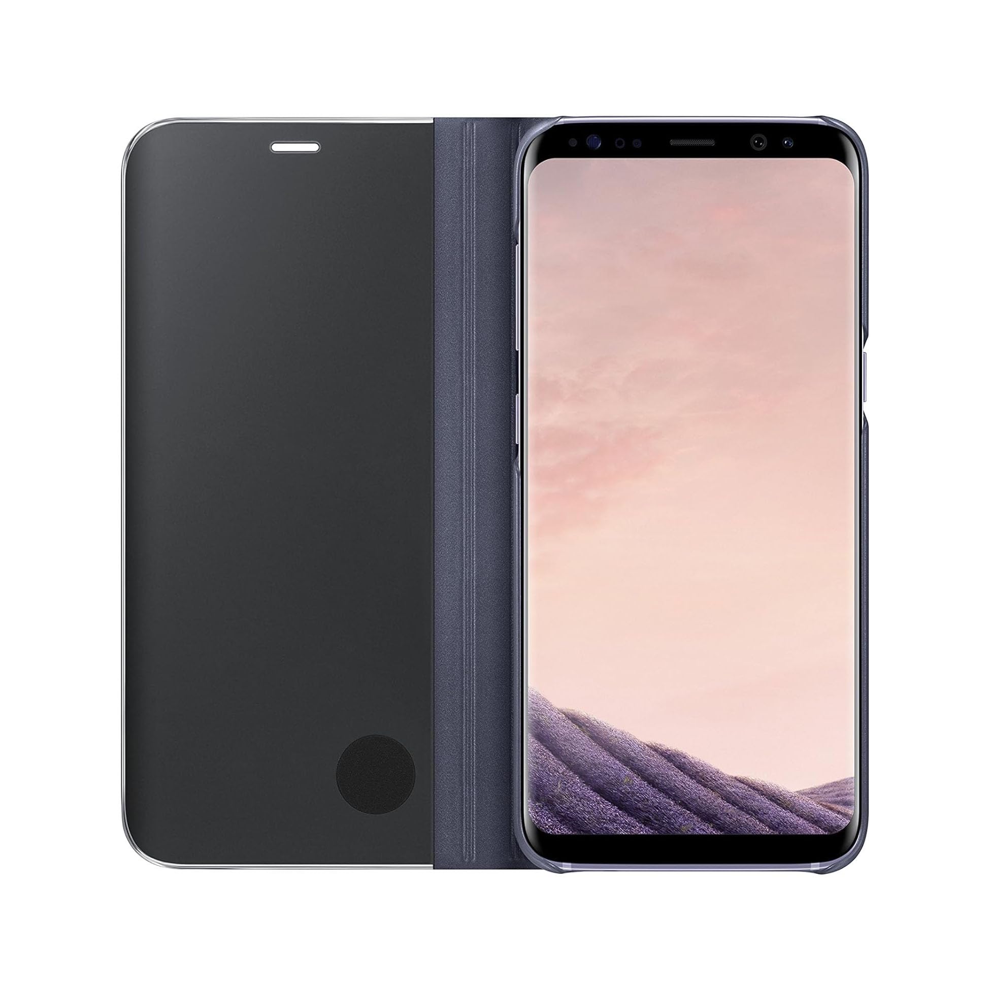 Foto 4 pulgar | Funda Plegable Para Samsung Galaxy S8 S-view Con Soporte, Color Gris - Venta Internacional.