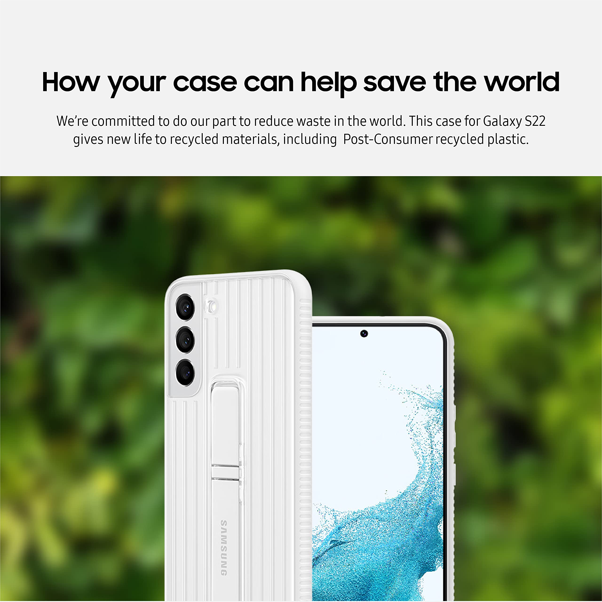Foto 7 pulgar | Funda Protectora Blanca Para Samsung Electronics Galaxy S22 - Venta Internacional.