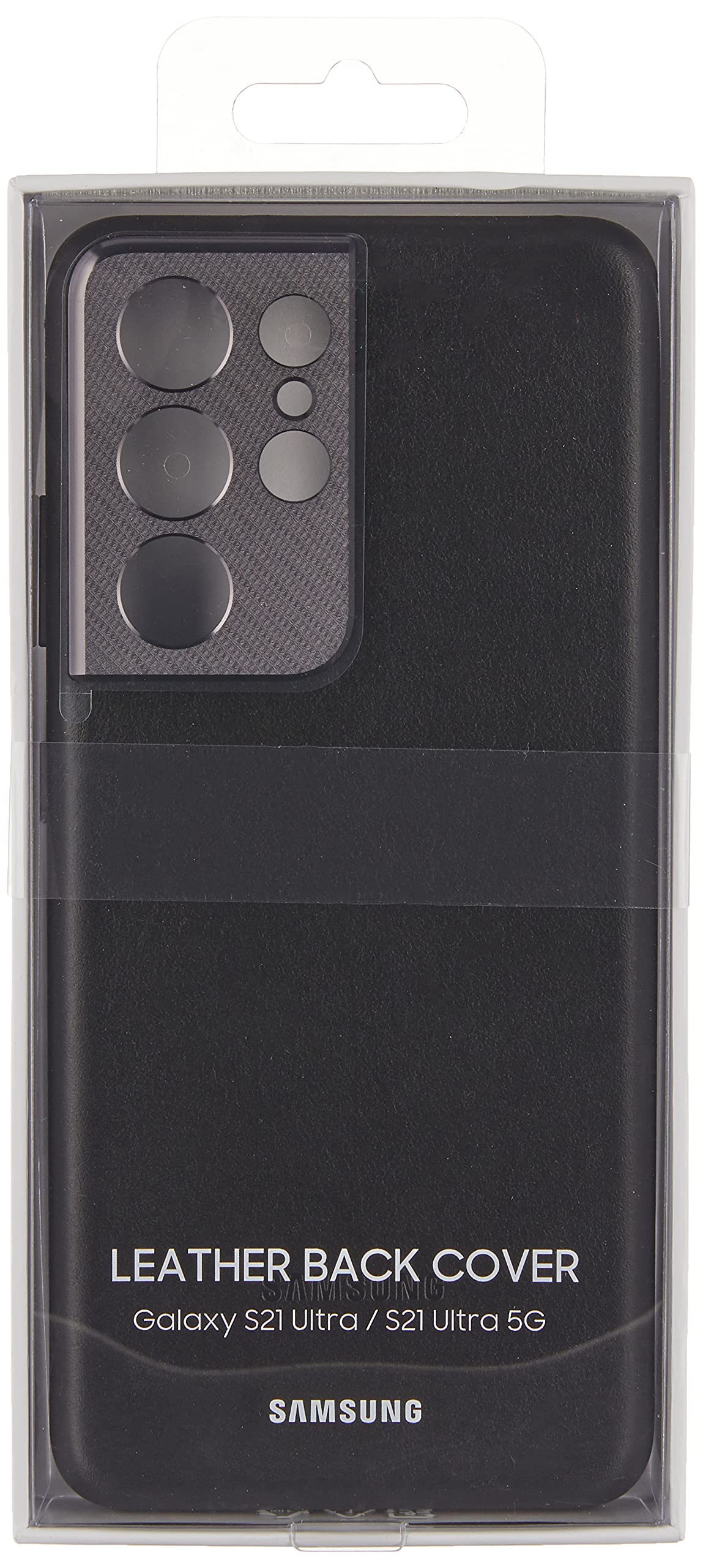 Foto 2 pulgar | Funda Para Teléfono Samsung Galaxy S21 Ultra Leather Black - Venta Internacional.