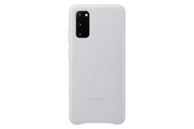Foto 1 | Funda Trasera De Piel Para Samsung Galaxy S20, Color Plateado - Venta Internacional.