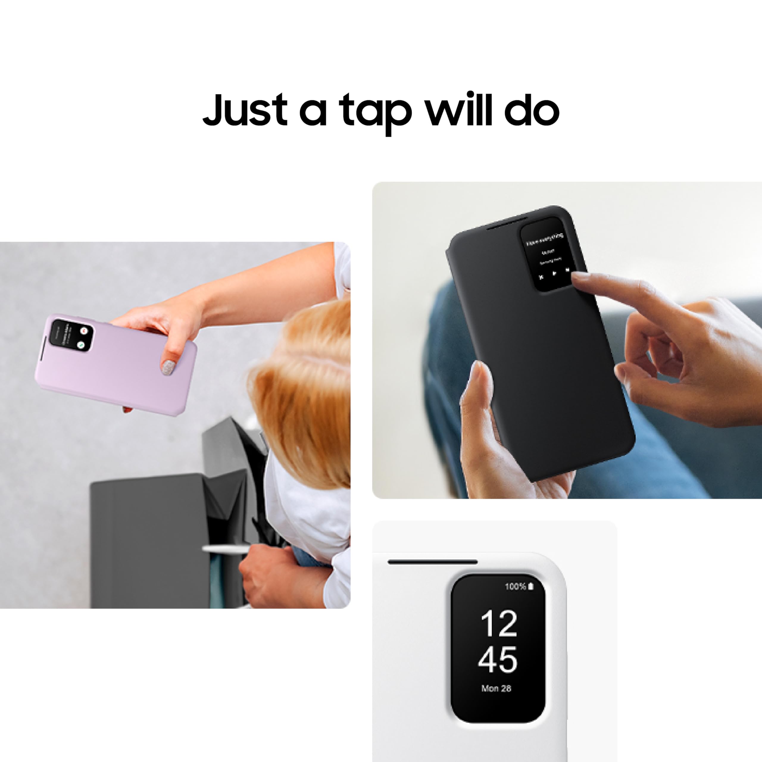 Foto 8 pulgar | Funda Para Teléfono Samsung Galaxy A35 5g S-view Wallet Negra - Venta Internacional.