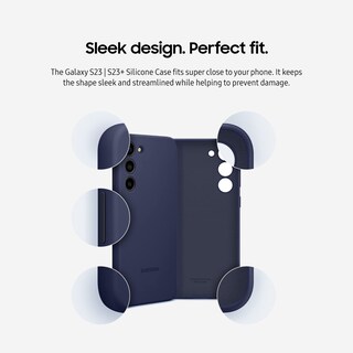 Foto 2 | Funda De Silicona Para Samsung Galaxy S23, Color Azul Marino - Venta Internacional.