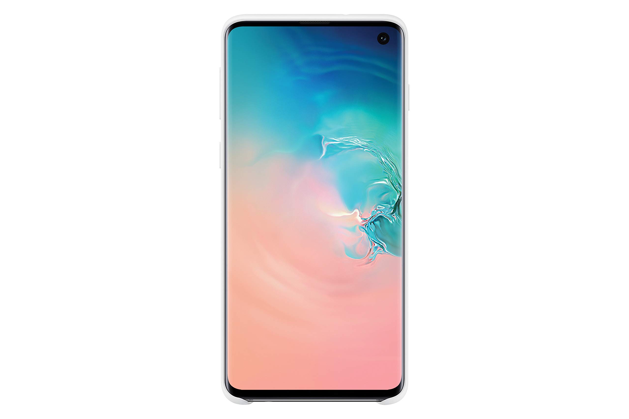Foto 3 | Funda Para Teléfono Samsung Galaxy S10 De Silicona Blanca - Venta Internacional.