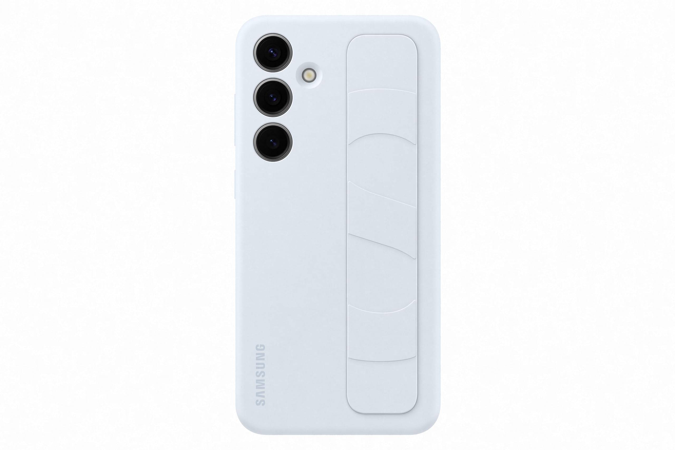 Funda Con Agarre Oficial Para Samsung Galaxy S24+, Color Azul Claro - Venta Internacional.
