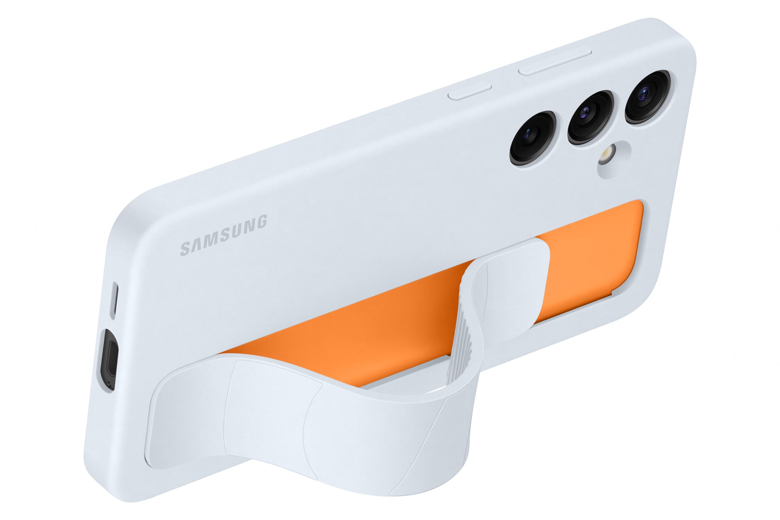 Foto 4 pulgar | Funda Con Agarre Oficial Para Samsung Galaxy S24+, Color Azul Claro - Venta Internacional.