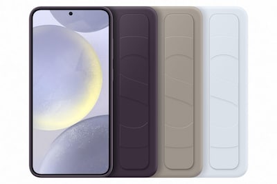 Foto 5 | Funda Con Agarre Oficial Para Samsung Galaxy S24+, Color Azul Claro - Venta Internacional.