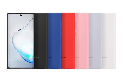 Foto 5 | Funda Protectora Trasera De Silicona Para Samsung Galaxy Note10, Color Negro - Venta Internacional.