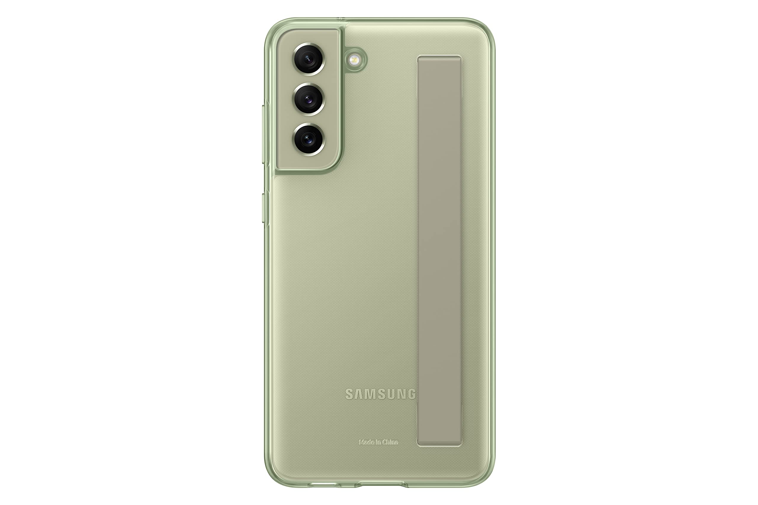 Foto 3 | Funda Para Teléfono Samsung Galaxy S21 Fe 5g Transparente Con 2 Correas, Color Oliva - Venta Internacional.